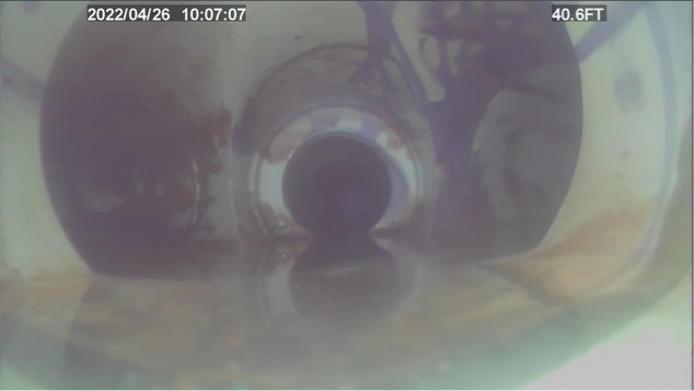 sewer line camera inspection